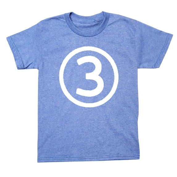 Circle Number Three Third Birthday Kids T-Shirt