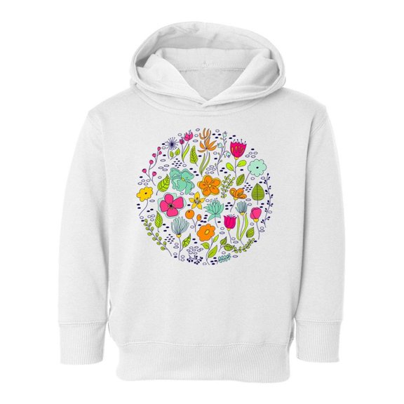 Circle Of Flowers Hoodie Toddler -Image by Shutterstock,  4 Toddler