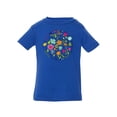 thumbnail image 1 of Circle Of Flowers T-Shirt Infant -Image by Shutterstock,  6 Months, 1 of 4