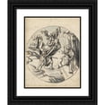 thumbnail image 1 of Circle Of Hans Holbein The Elder 20x24 Black Ornate Framed Double Matted Museum Art Print Titled: St. Christopher (1500), 1 of 5