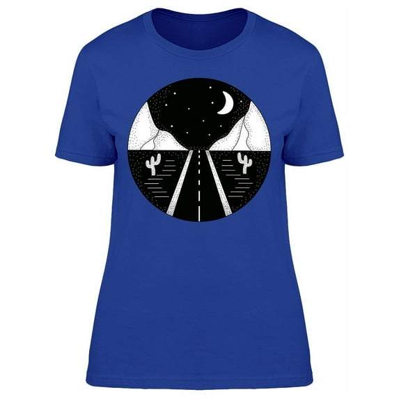 Circle Of Road Landscape T-Shirt Women -Image by Shutterstock, Female Large