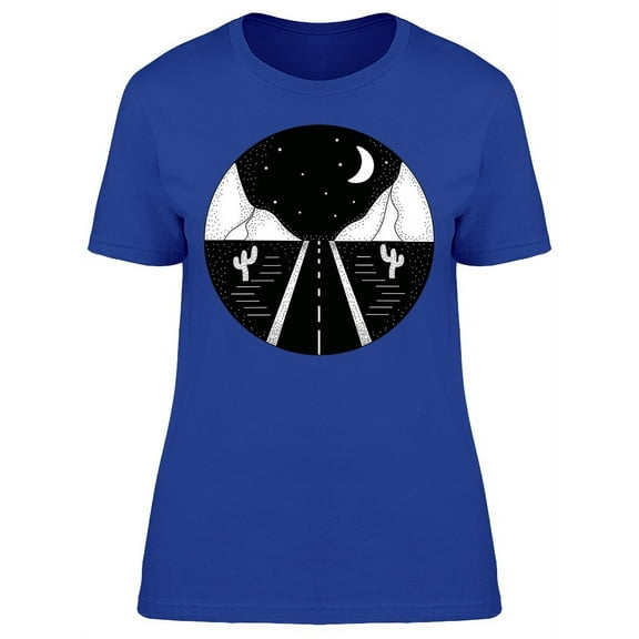 Circle Of Road Landscape T-Shirt Women -Image by Shutterstock, Female x-Large