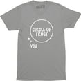 thumbnail image 1 of Circle Of Trust You Insecure Funny Family Humor Men's T-Shirt, 1 of 4
