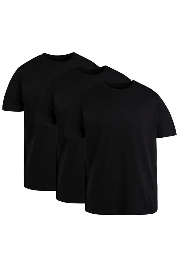 Men's Crew-Neck T-Shirt 3-Pack - Light Blue, Bluestone, Cardinal Red