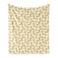 thumbnail image 1 of Circle Pattern Soft Flannel Fleece Throw Blanket, Round Forms in Polka Dots and Shade Modern Art Abstract, Cozy Plush for Indoor and Outdoor Use, 70" x 90", Dark Yellow and White, by Ambesonne, 1 of 5