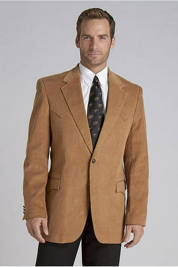 Men's Corduroy Sportcoat Big And Tall Camel 54 REG US