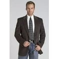 thumbnail image 1 of Circle S Mens Grey 100% Cotton Lubbock Corduroy Jacket Blazer 44 L, 1 of 3