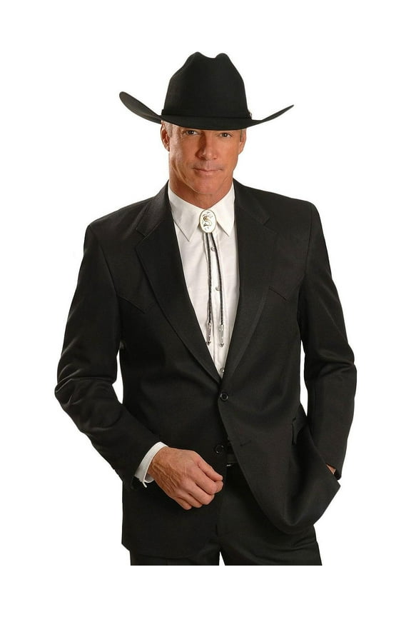 Men's Lubbock Suit Coat Big And Tall Black 52 T