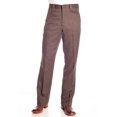 thumbnail image 1 of Circle S Mens Heather Chestnut Polyester Western Unhemmed Ranch Dress Pant 30, 1 of 2
