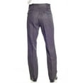 thumbnail image 1 of Circle S Mens Heather Navy Polyester Western Unhemmed Ranch Dress Pant 30, 1 of 2