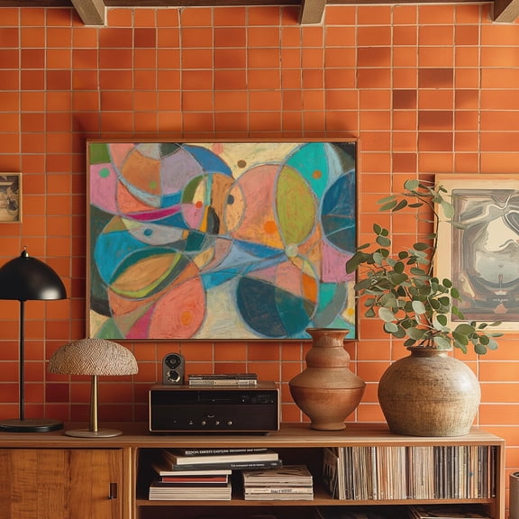 Circle Shapes Boho Retro Wall Decor