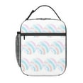 thumbnail image 1 of Circle Splash Watercolor Wallpaper Pattern Background Reusable & Cute Leakproof Cooler Lunch Bag - Ideal For Women And Men At Work, Office, Travel & Picnic, 1 of 9