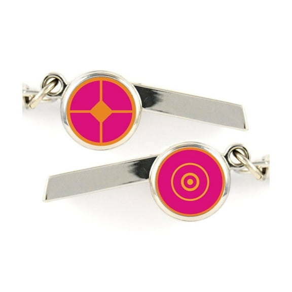 Circle Star Safety Whistle Keychain