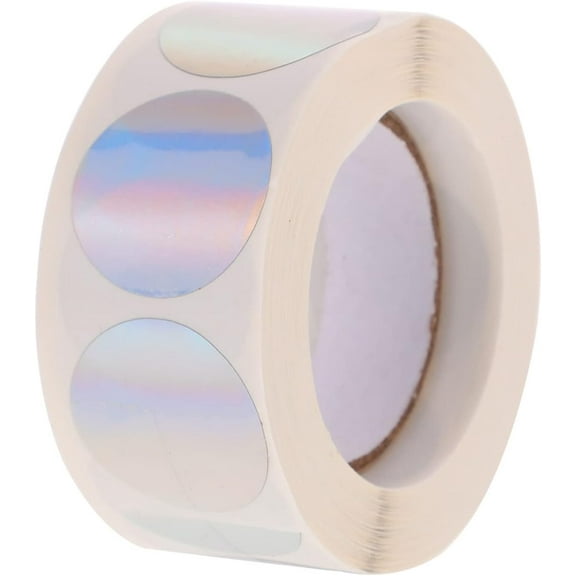 Circle Sticker Labels Blank Dot Stickers Adhesive Tanning Stickers Scrapbooking Stickers Letter Sealing Decals for Album Letter Scrapbook 1 Inch