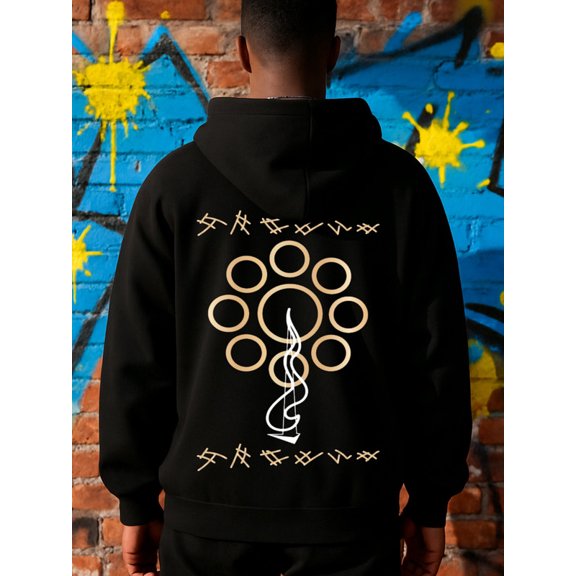 Circle Symbol Hoodie sweatshirt game men's sweater hoodie black Regular Fit, All-Season Casual Wear, Ideal Gift high quality spring streetwear merch joy Unique Design Unisex hoodie