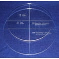 thumbnail image 1 of Circle Template 2 Piece Set. 7", 8" - Clear 1/4" Thick, 1 of 2