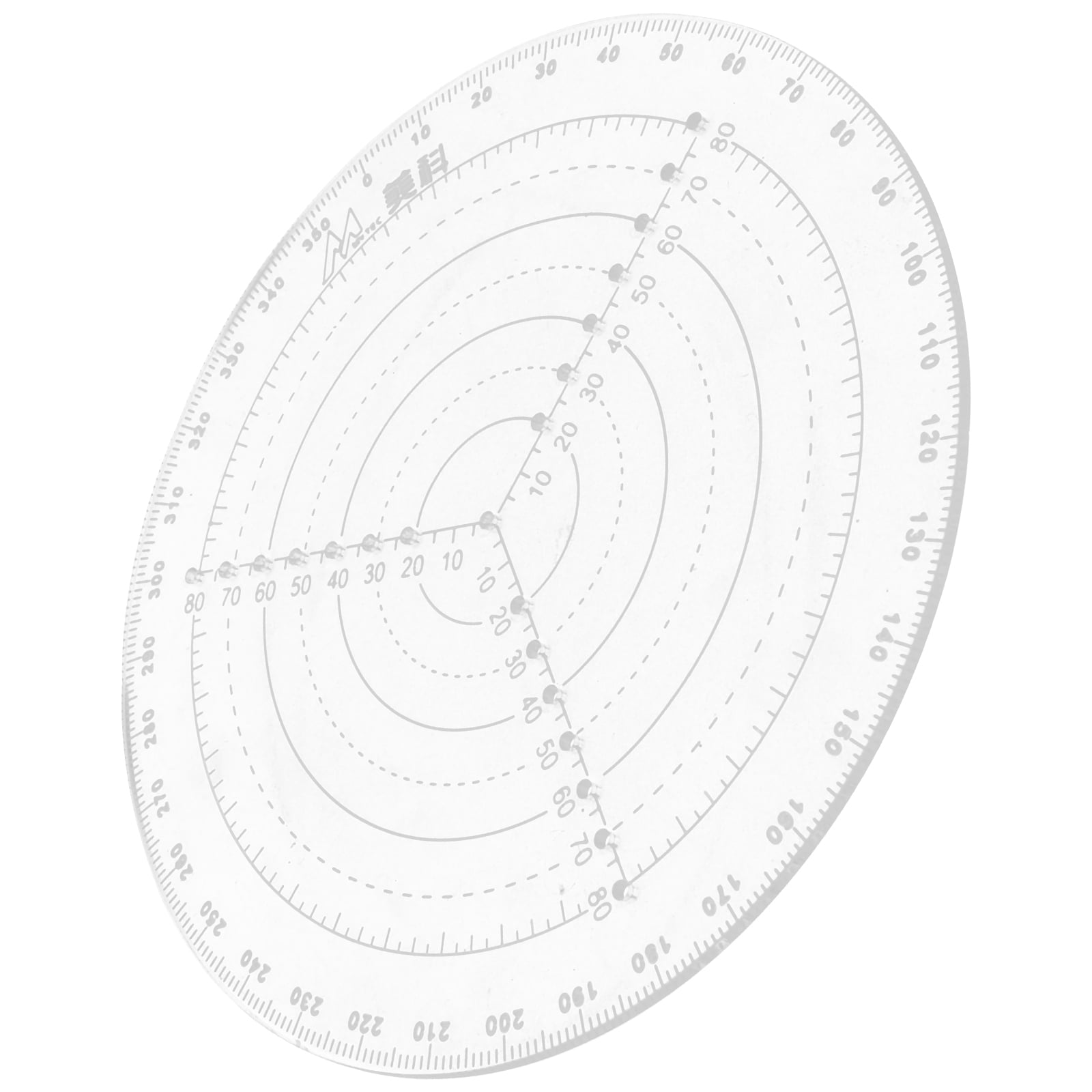 Video Layout Center Ruler Circle Template Circle Centering Ruler Center Hole Tool Work 30.00X30 ...