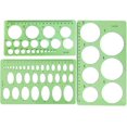 Circle Templates Ellipse Drawings Templates Drafting Stencils Measuring