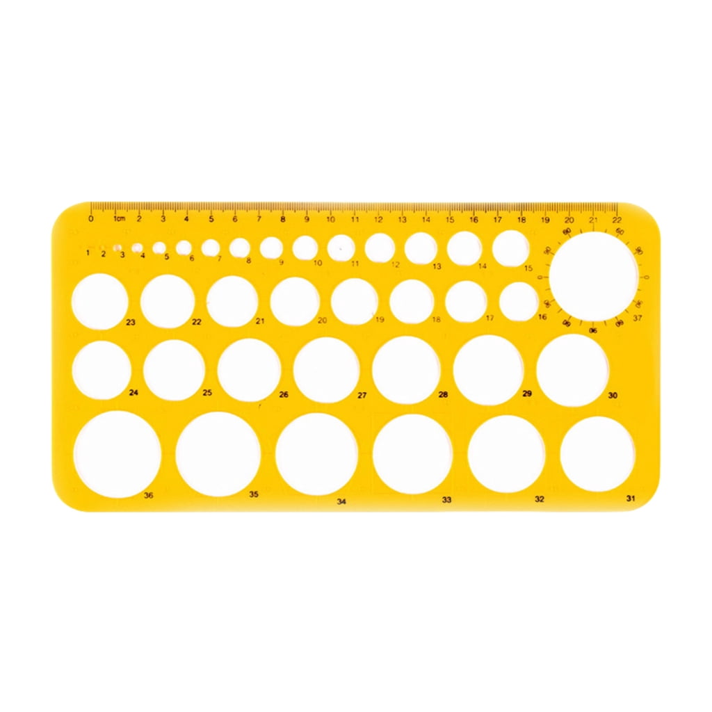 Circle Ruler Template.pdf Circle Templates Oval Templates Measuring Rulers Geometric Drawing ...