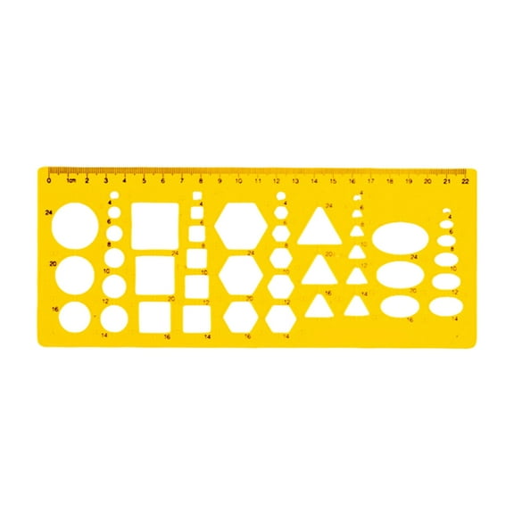 Circle Templates Oval Templates Measuring Rulers Geometric Drawing Templates Stencils Clear Measuring Template Rulers