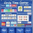 thumbnail image 1 of Circle Time Learning Center Pocket Chart, Teaching Shape Color Circle Time Calendar, Daily Math Number Activities for Counting, Letter Educational Pocket for Kids Preschool Classroom Must Have, 1 of 6