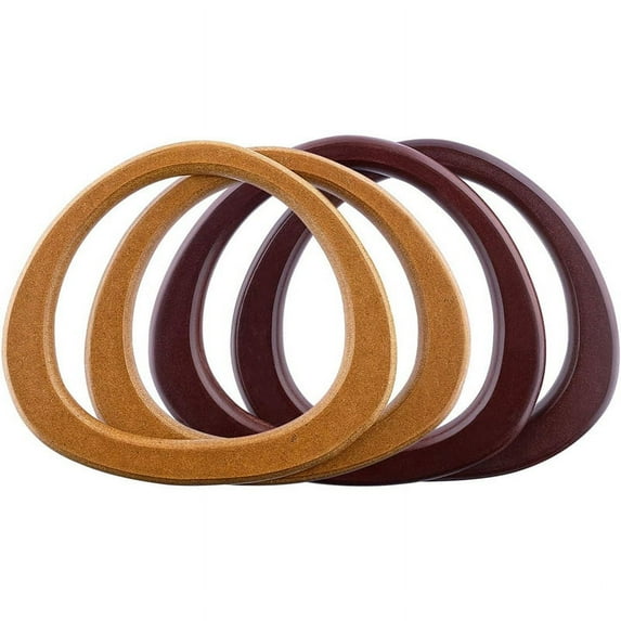 Circle Wooden Handles for Crocheted Knitted Bag Purse Handles