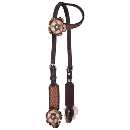Circle Y Dusty Rose Single Ear Headstall