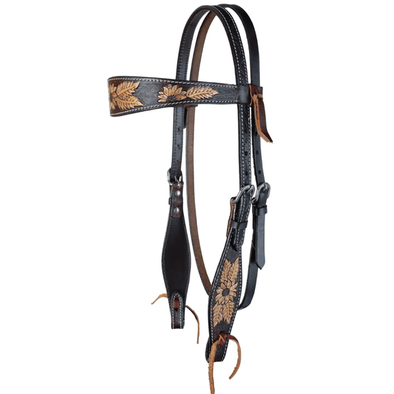 Circle Y Golden Sunflower Browband Headstall