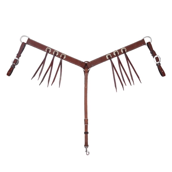 Circle Y Saddlery 1 1/2" Burnett Chesnut Breast Collar