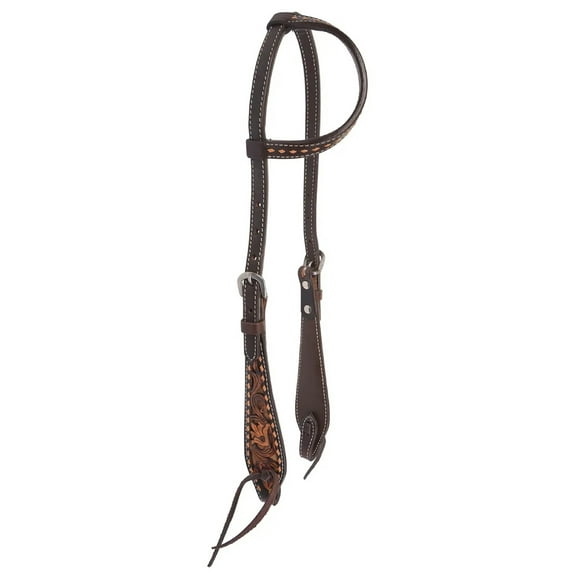 Circle Y Saddlery Dusty Floral Single Ear Headstall