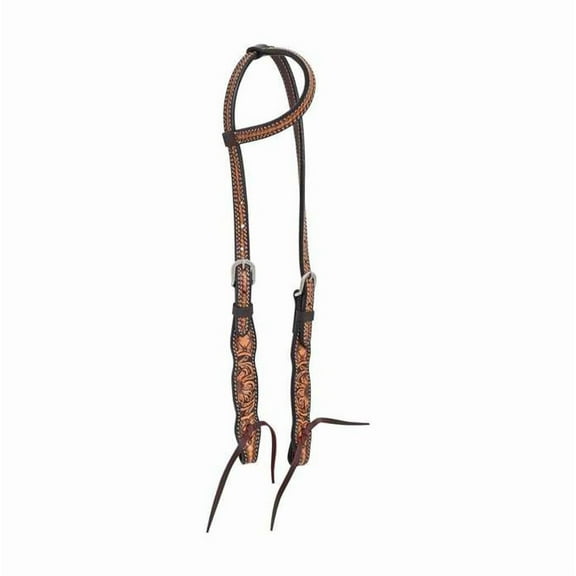 Circle Y Saddlery Quilted Sunflower Single Ear Headstall