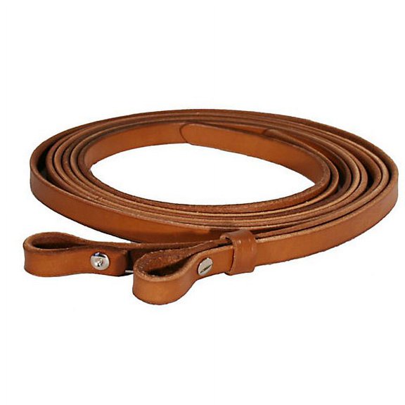Circle Y Smooth Leather Split Reins Chicago Screw Ends