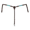 thumbnail image 1 of Circle Y Turquoise Roundup Breast Collar, 1 of 3