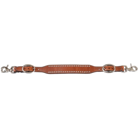 CIRCLE Y 3/4" Regular Oil Wither Strap with Silver Spots (0010-0004)