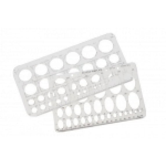 Circle and Oval Template Set, 2 Pieces