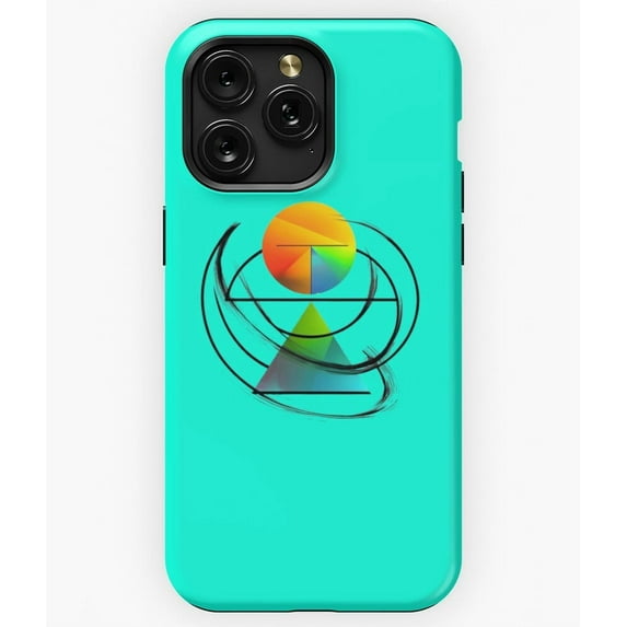 Circle and Triangle Geometric M2789 Phone Case for iPhone 17 16 15 14 13 12 11 Pro Max