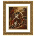 thumbnail image 1 of Circle of Francesco Solimena 20x24 Gold Ornate Framed and Double Matted Museum Art Print Titled - The Assumption of the Virgin, 1 of 4