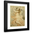 thumbnail image 1 of Circle of Giuseppe Cesari 18x24 Black Modern Framed Museum Art Print Titled - Angel Holding a Flute (1580), 1 of 5