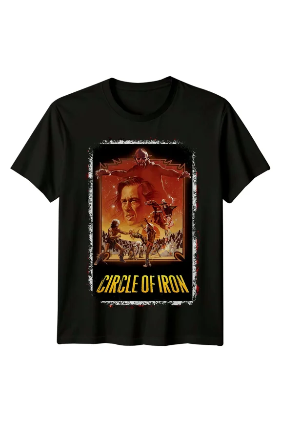 Circle of Iron (1978) Movie Poster Inspired T-Shirt Retro 70s Tee Unisex