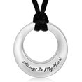 thumbnail image 1 of Circle of Life Eternity Memorial Pendant Ash Holder for Women Men Cremation Jewelry Urn Necklace for Ashes - Always in My Heart, 1 of 7