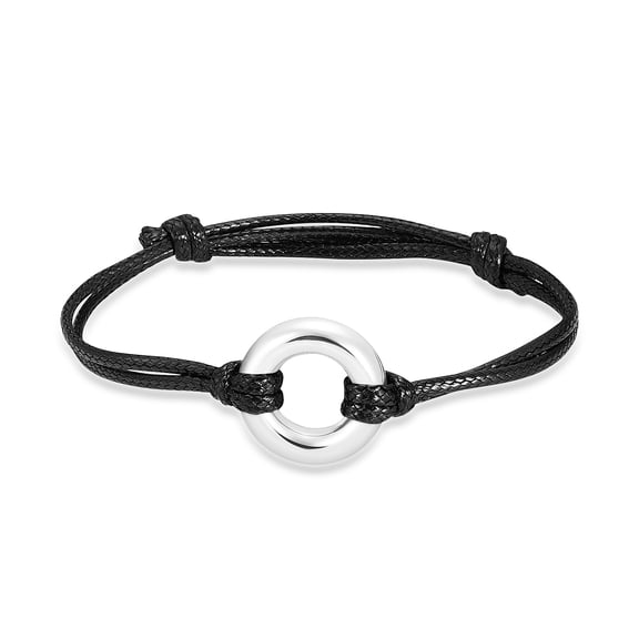 Circle of Life Locket Leather Bracelet Memorial Cremation Jewelry for Ashes Holder Funeral Urn Bracelet for Ashes