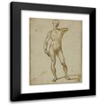 thumbnail image 1 of Circle of Ludovico Cardi 19x24 Black Modern Framed Museum Art Print Titled - Flayed Man (1600-25), 1 of 5