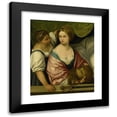 thumbnail image 1 of Circle of Pordenone 15x17 Black Modern Framed Museum Art Print Titled - Judith with the Head of Holofernes (1500 - 1539), 1 of 5