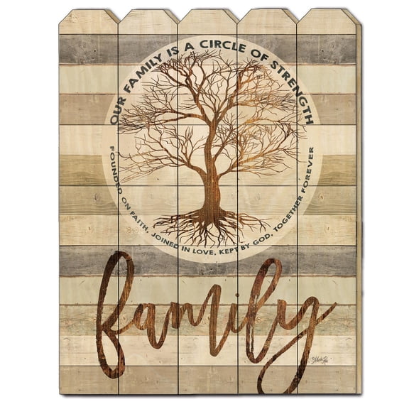 TrendyDecor4U Circle Of Strength By Marla Rae Wall Art MA2497P