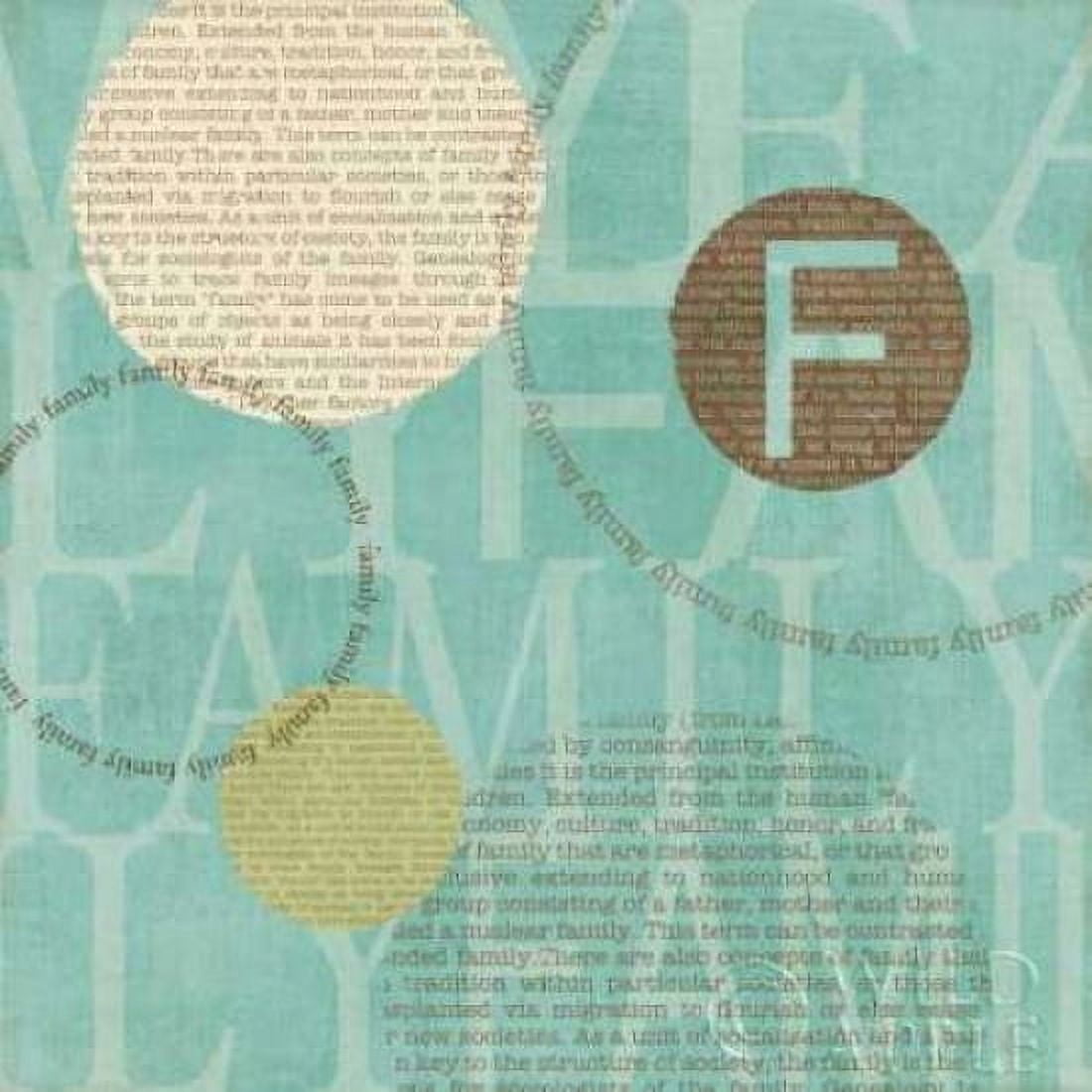 Circle of Words - Family Canvas Art - Veronique Charron (24 x 24)