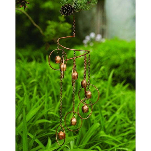 Circle with Bells Spiral Mobile