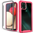 thumbnail image 1 of Circlemalls Case For Motorola Moto G Stylus 5G, +Screen Protector 12 Feet Drop Test Shockproof Transparent Cover-Pink, 1 of 8