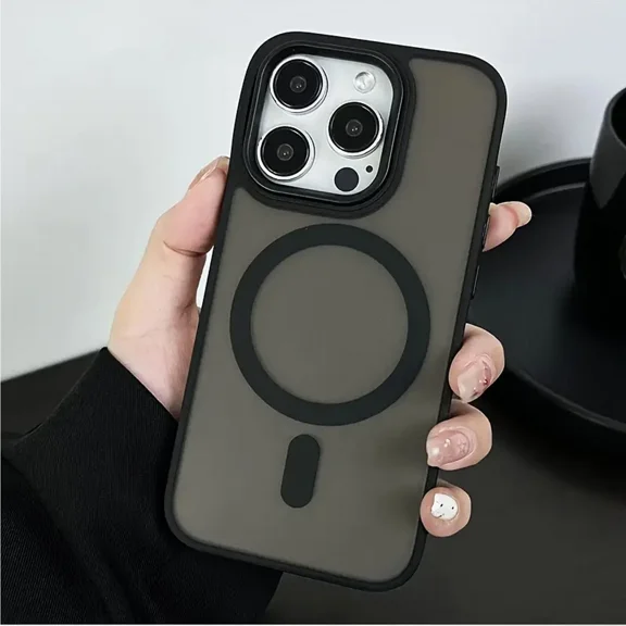 Circlemalls Google Pixel 10 Case, [With Tempered Glass Screen Protector], Protective Bumpers Cover With Mag Safe Black