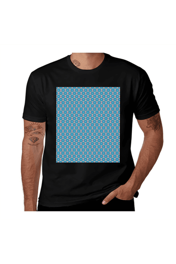Circles Genders-Abstract-Eggshell-Pink-Blue Casual Streetwea Everyday Tshirt Comfortable Wear tee shirt
