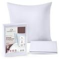 thumbnail image 1 of CIRCLESHOME Throw Pillow Protectors - 100% Cotton Breathable Pillowcases - 24 X 24 Square Pillowcases - Protects Pillows from Dirt, Dust and Debris (Square Pillow - 2 Pack- 24x24), 1 of 8